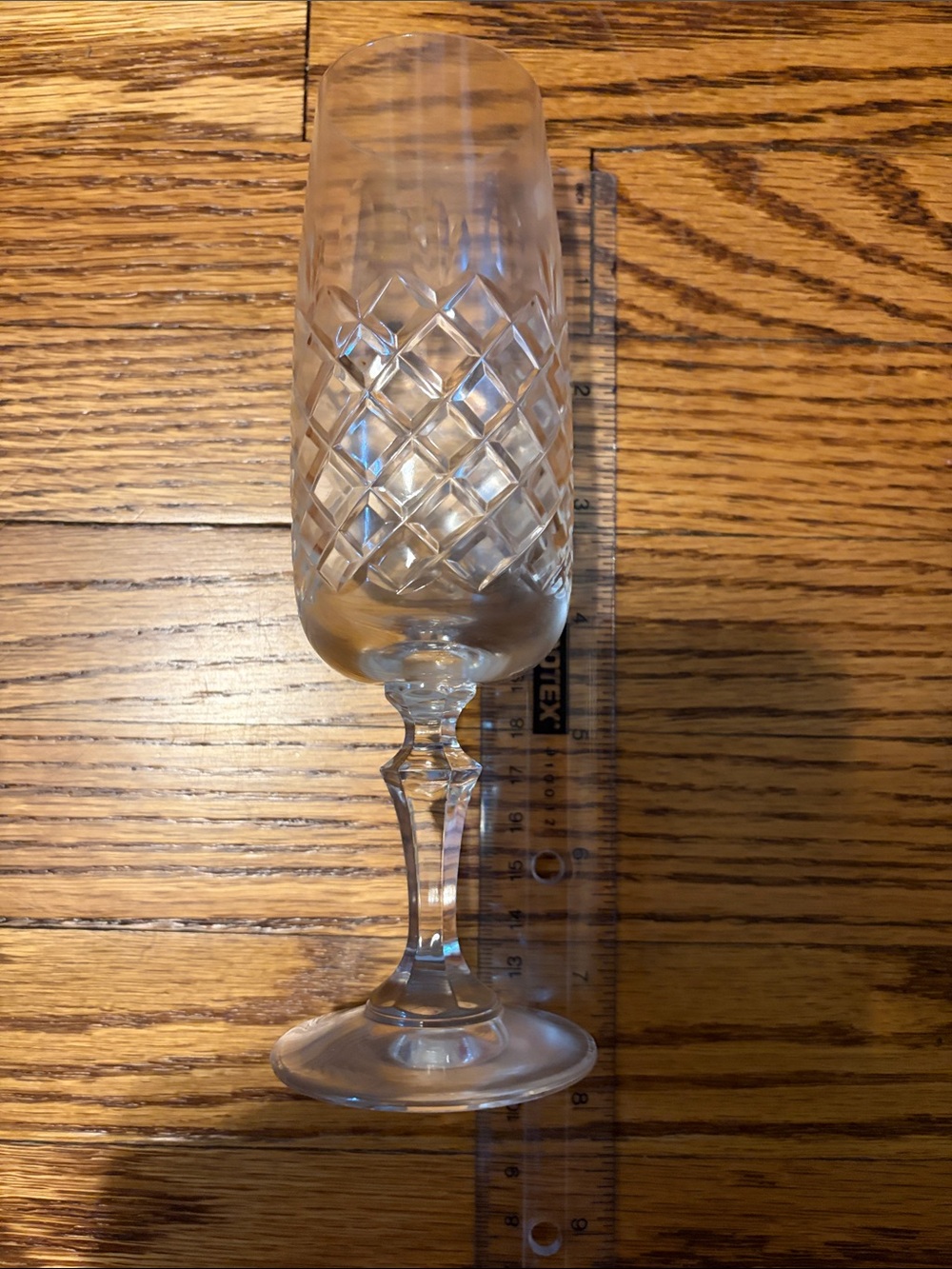 Vintage Kristal Glassware Boxed Cut Crystal Wine Goblet Set 6 Pieces Yugoslavia - Picture 4 of 7